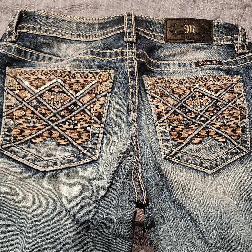 Miss Me Skinny Jeans Sz 28